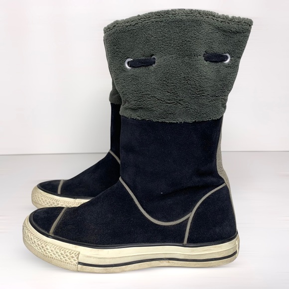 Converse Shoes - CONVERSE slip on leather suede booties
